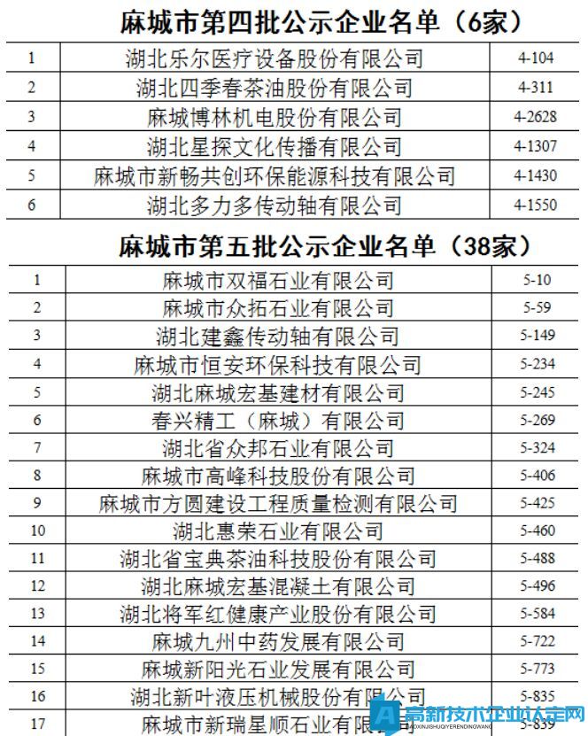 喜讯！麻城市新增63家国家级高新技术企业