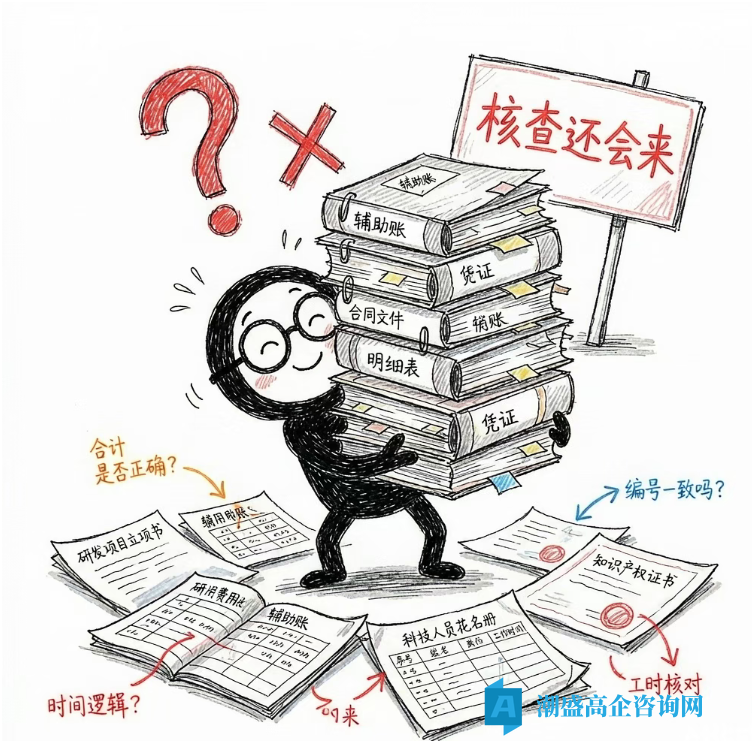 高企申报递完材料就完了? 这4本账不留存,后面核查照样翻车 高企申报递完材料就完了? 这4本账不留存,后面核查照样翻车